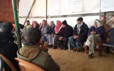 راصد تدعو حكومة غزة بالتدخل لمنع تهجير عائلات فلسطينية في القطاع