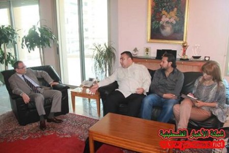 راصد واللقاء الشبابي اللبناني الفلسطيني يلتقيان السفير المصري في لبنان