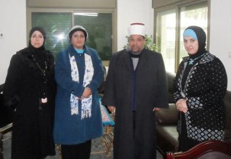 وفد (راصد) يزور سماحة الشيخ يوسف ادعيس رئيس المحكمة العليا الشرعية في الضفة