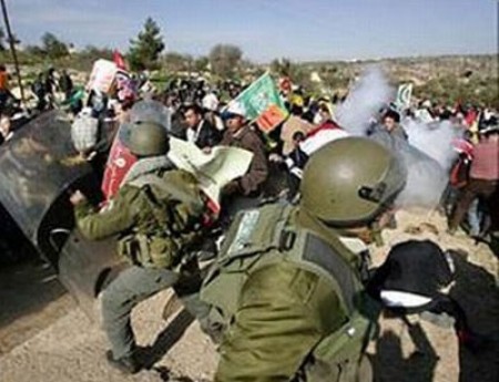 (راصد ) تدين الاعتداء قوات الاحتلال المواطنيين الفلسطينيين والاعلاميين في القدس