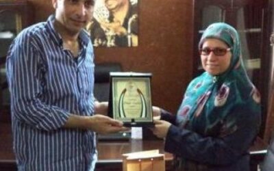 راصد والعربي الأوروبي لحقوق الإنسان في مخيم عين الحلوة مكرماً للعميد اللينو لجهوده الإنسانية